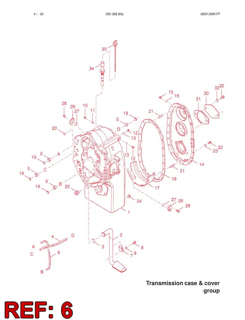 57213506 572 135 06 TUBE - Sandvik Technical Drawing