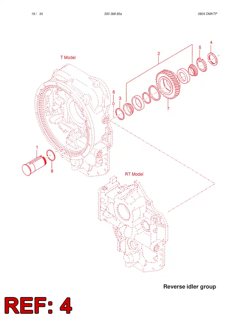 57213894 572 138 94 NUT - Sandvik Technical Drawing