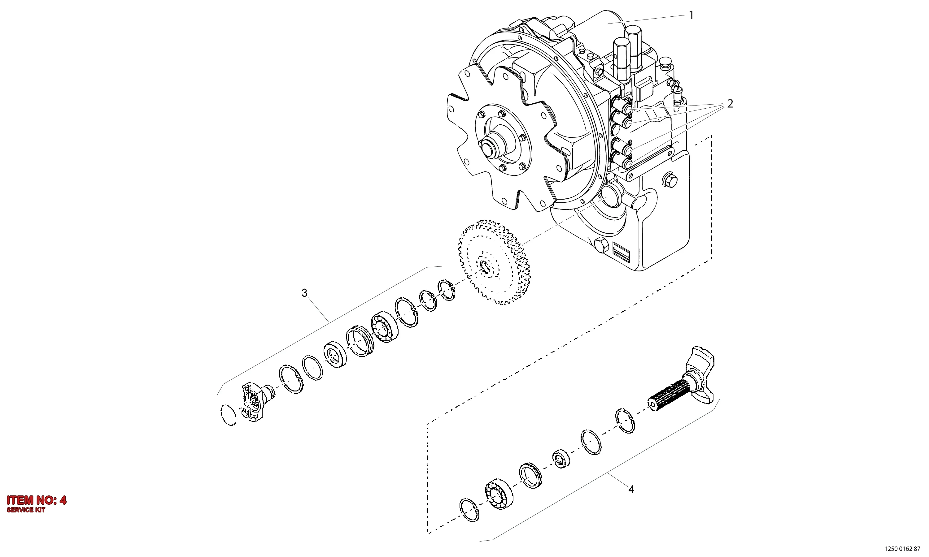 5724 0003 05 SERVICE KIT - Technical Drawing
