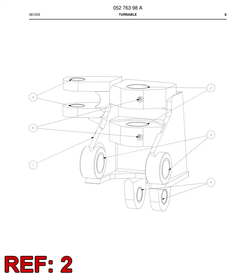 58536748 585 367 48 Bearing bushing - Sandvik Technical Drawing