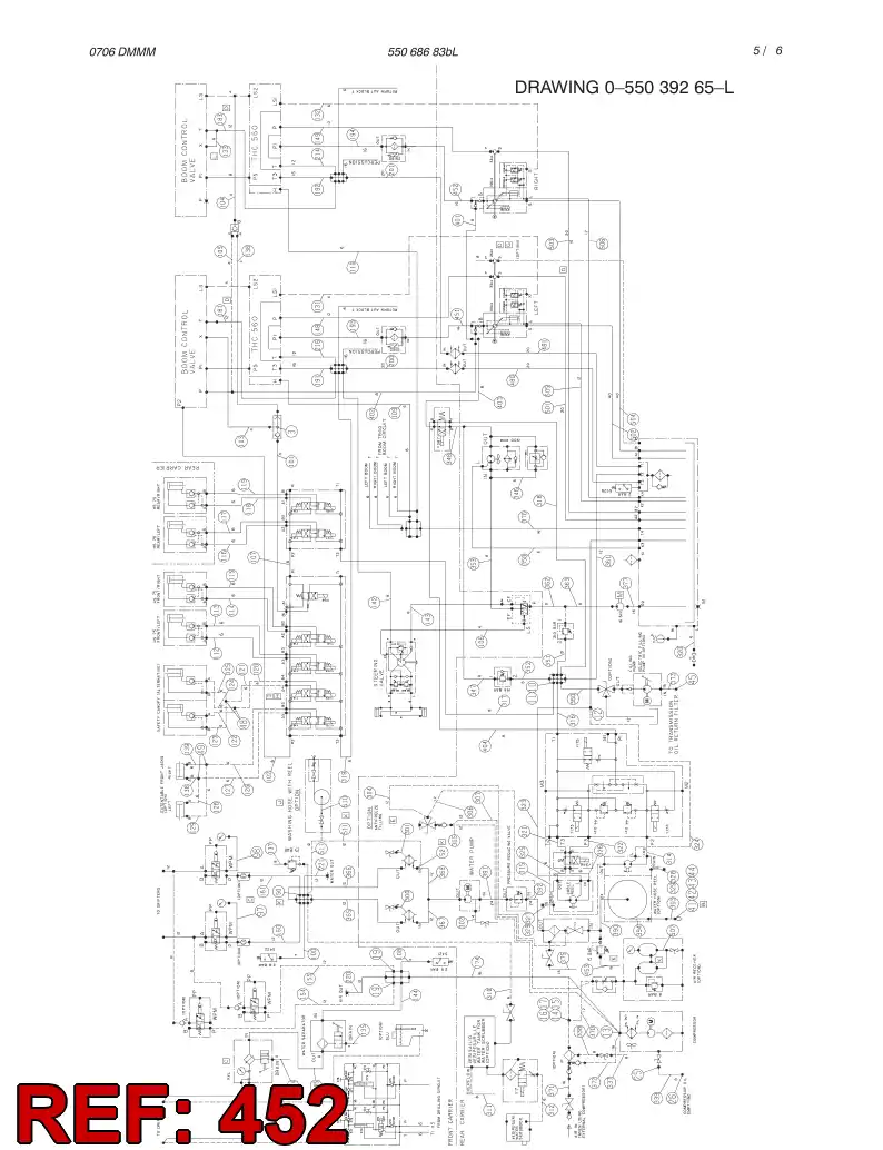 59028439 590 284 39 HYDRAULIC HOSE ASSEMBLY - Sandvik Technical Drawing