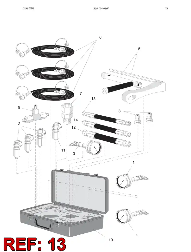 59030779 590 307 79 HOSE ASSY - Sandvik Technical Drawing