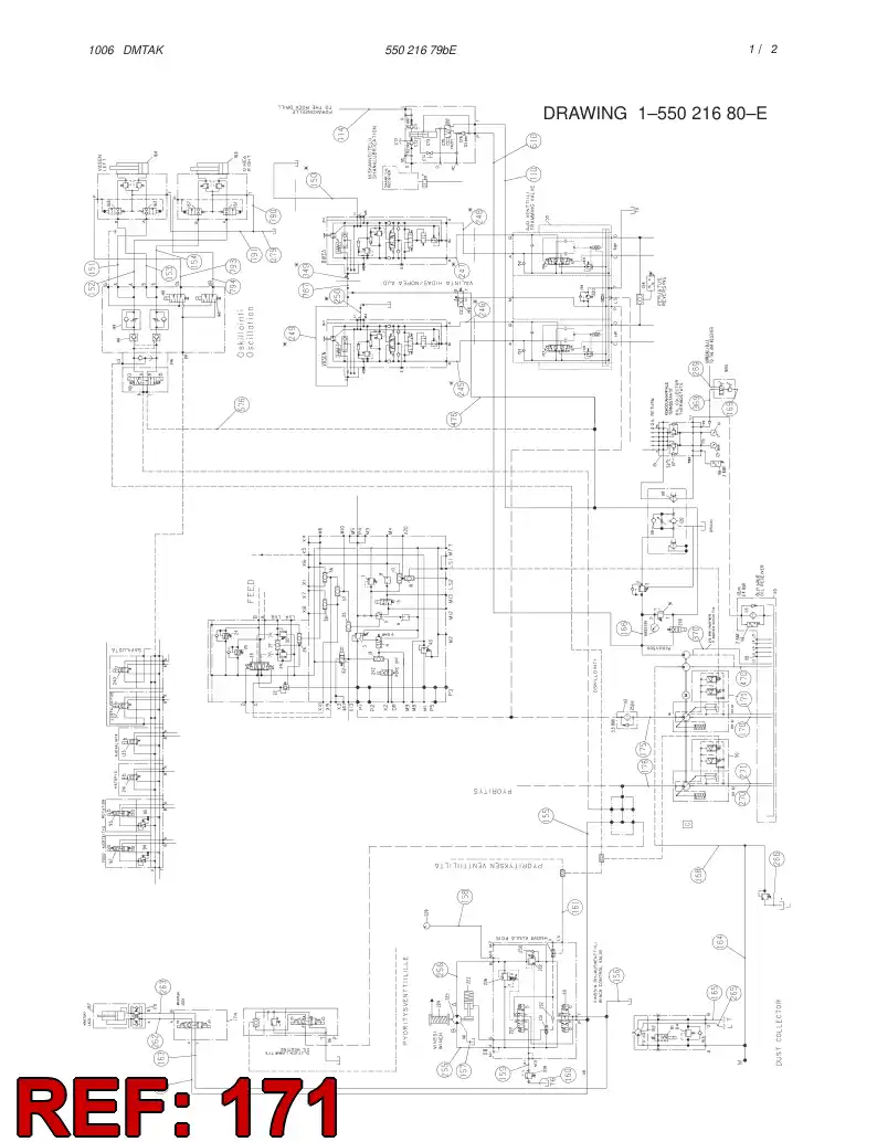 59053479 590 534 79 HOSE ASSY - Sandvik Technical Drawing