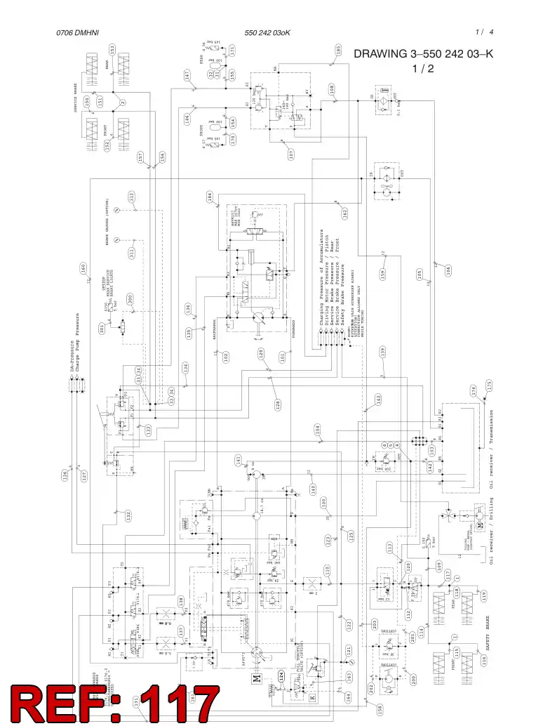 59081439 590 814 39 HYDRAULIC HOSE ASSEMBLY - Sandvik Technical Drawing