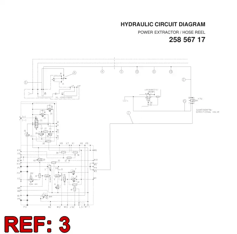 59082299 590 822 99 HYDRAULIC HOSE ASSEMBLY - Sandvik Technical Drawing