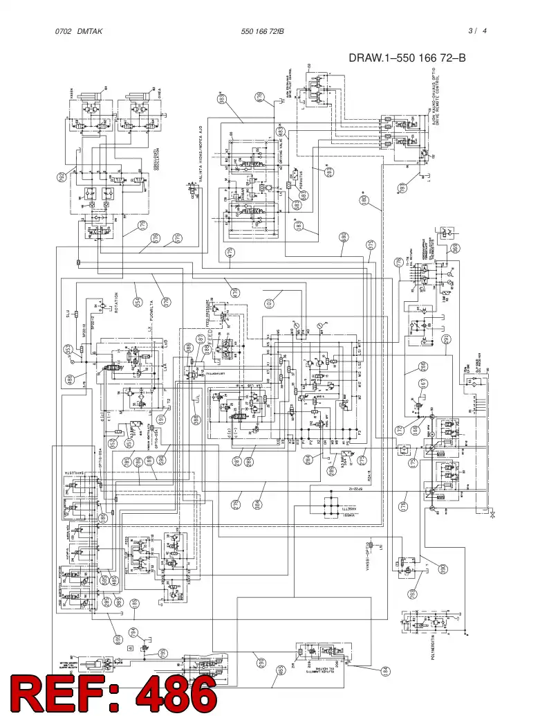 59084749 590 847 49 HYDRAULIC HOSE ASSEMBLY - Sandvik Technical Drawing