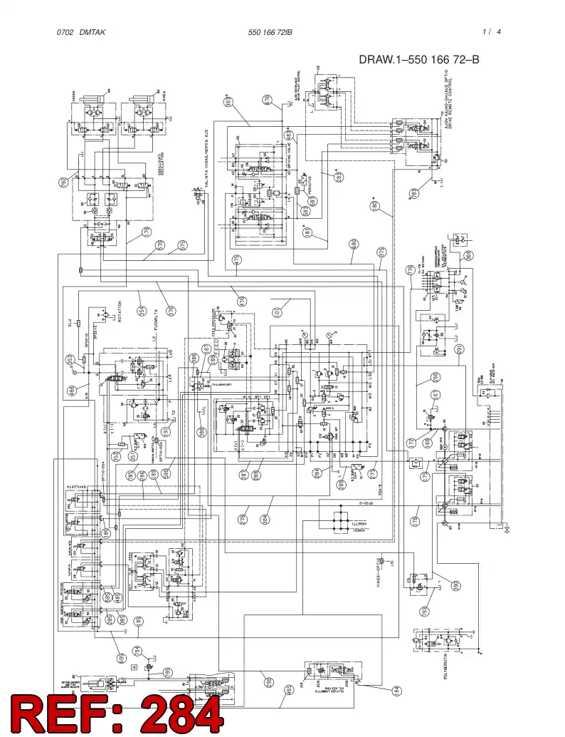59084909 590 849 09 HYDRAULIC HOSE ASSEMBLY - Sandvik Technical Drawing
