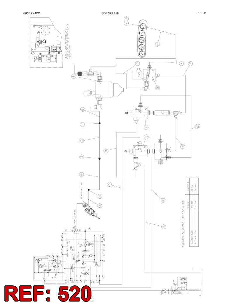 59087519 590 875 19 HOSE ASSY - Sandvik Technical Drawing