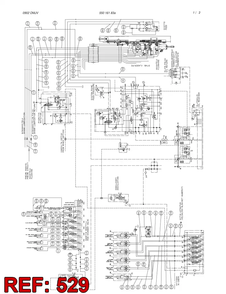 59089539 590 895 39 HOSE ASSY - Sandvik Technical Drawing
