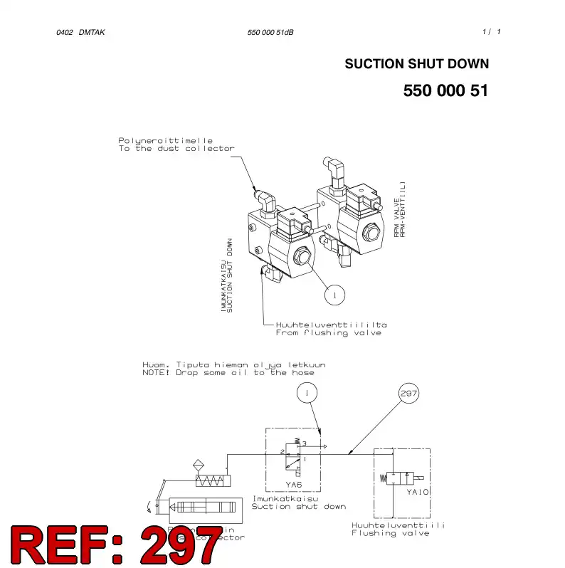 59091209 590 912 09 HYDRAULIC HOSE ASSEMBLY - Sandvik Technical Drawing