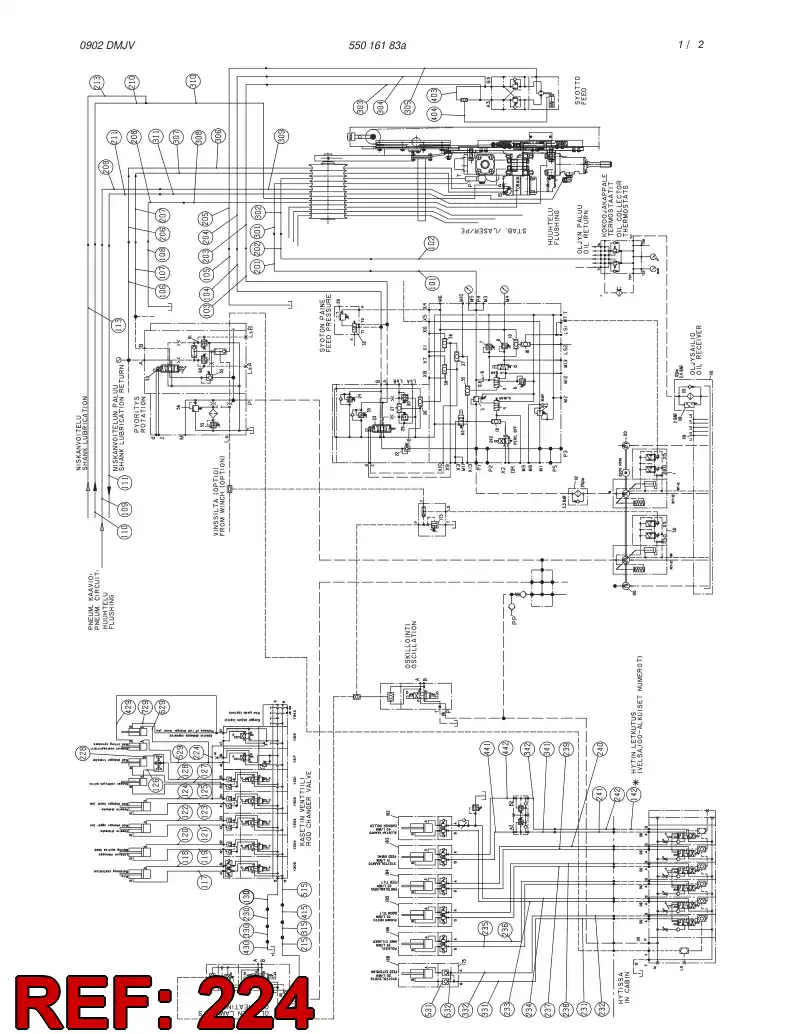59093229 590 932 29 HOSE ASSY - Sandvik Technical Drawing
