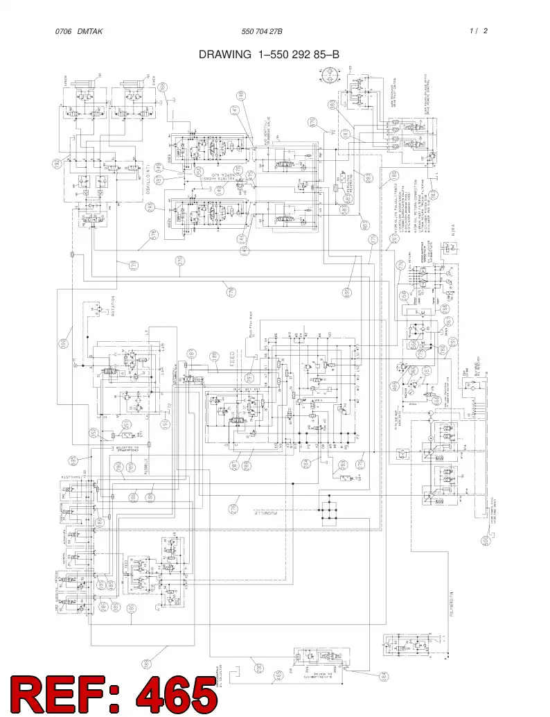 59094239 590 942 39 HYDRAULIC HOSE ASSEMBLY - Sandvik Technical Drawing