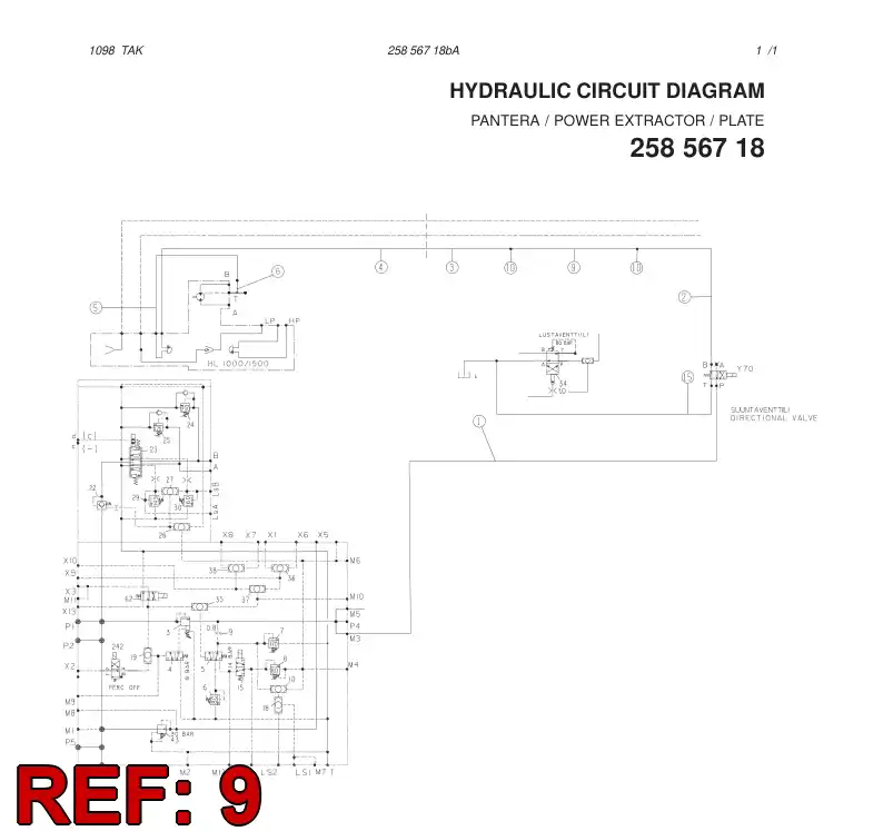 59097679 590 976 79 HYDRAULIC HOSE ASSEMBLY - Sandvik Technical Drawing