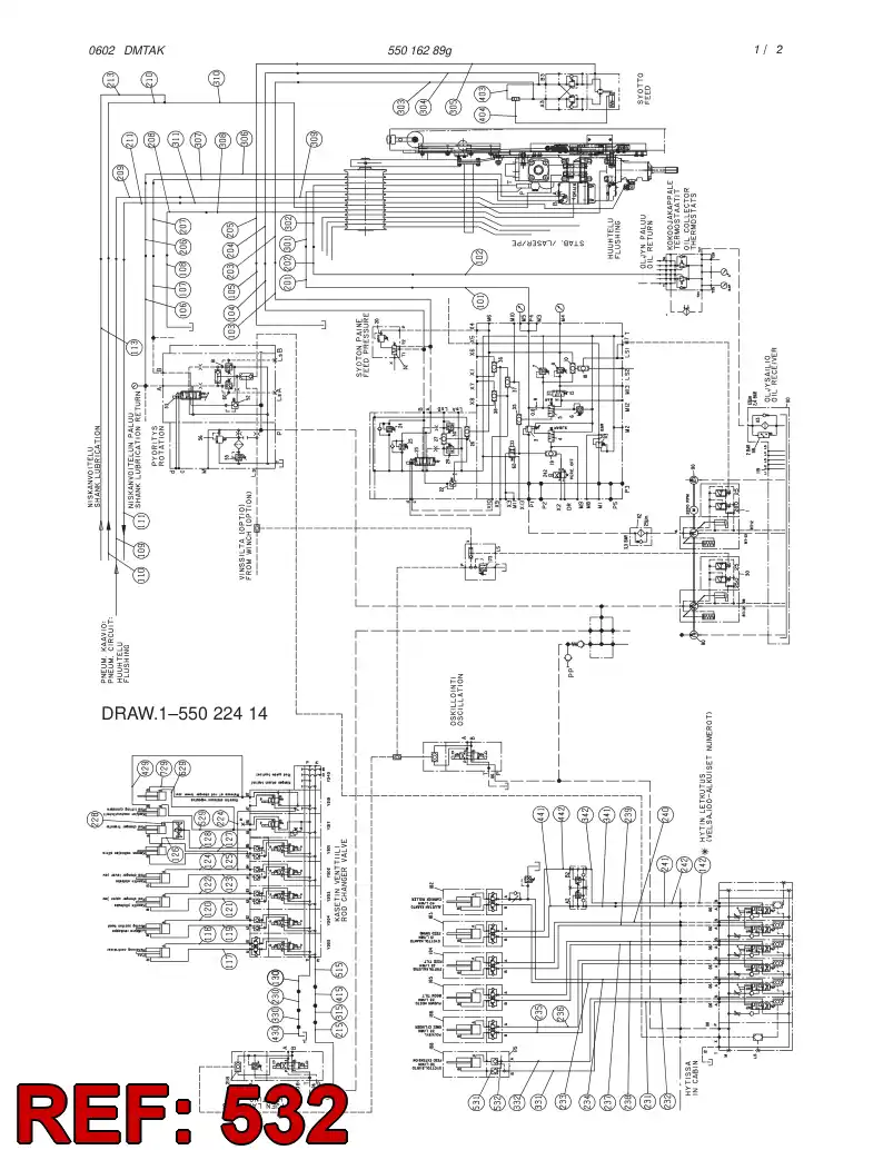 59103989 591 039 89 HOSE ASSY - Sandvik Technical Drawing