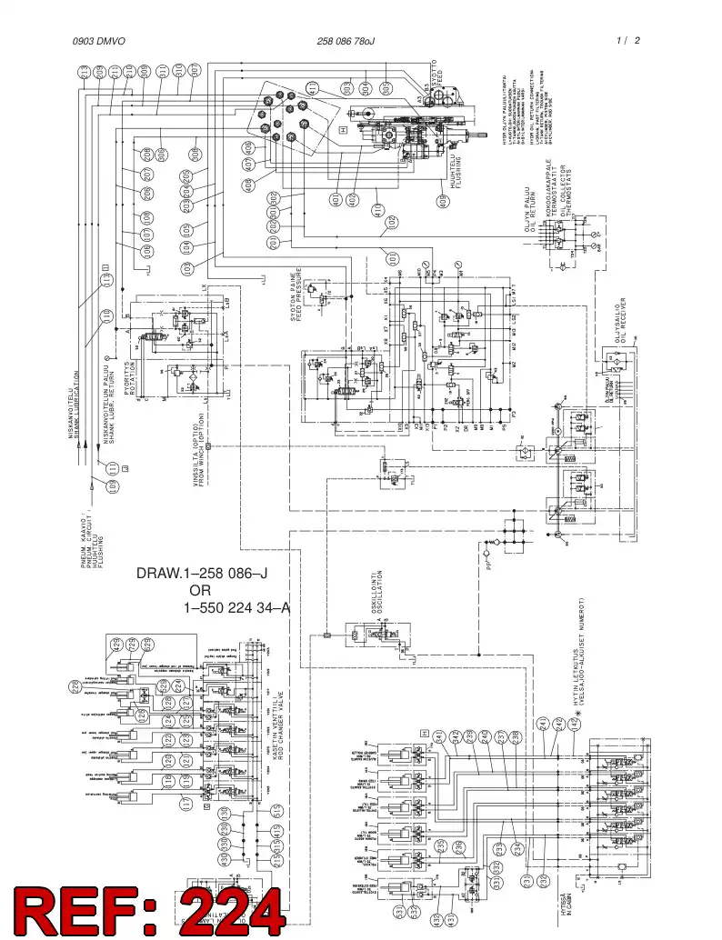59104589 591 045 89 HOSE ASSY - Sandvik Technical Drawing