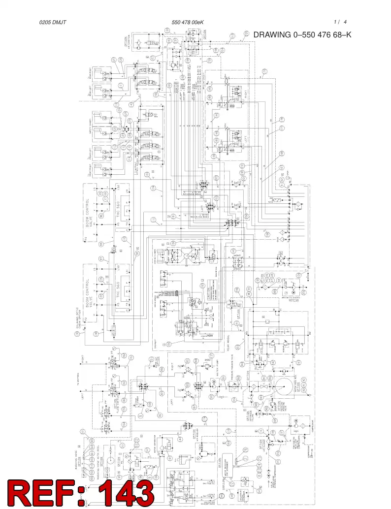 59105879 591 058 79 HYDRAULIC HOSE ASSEMBLY - Sandvik Technical Drawing