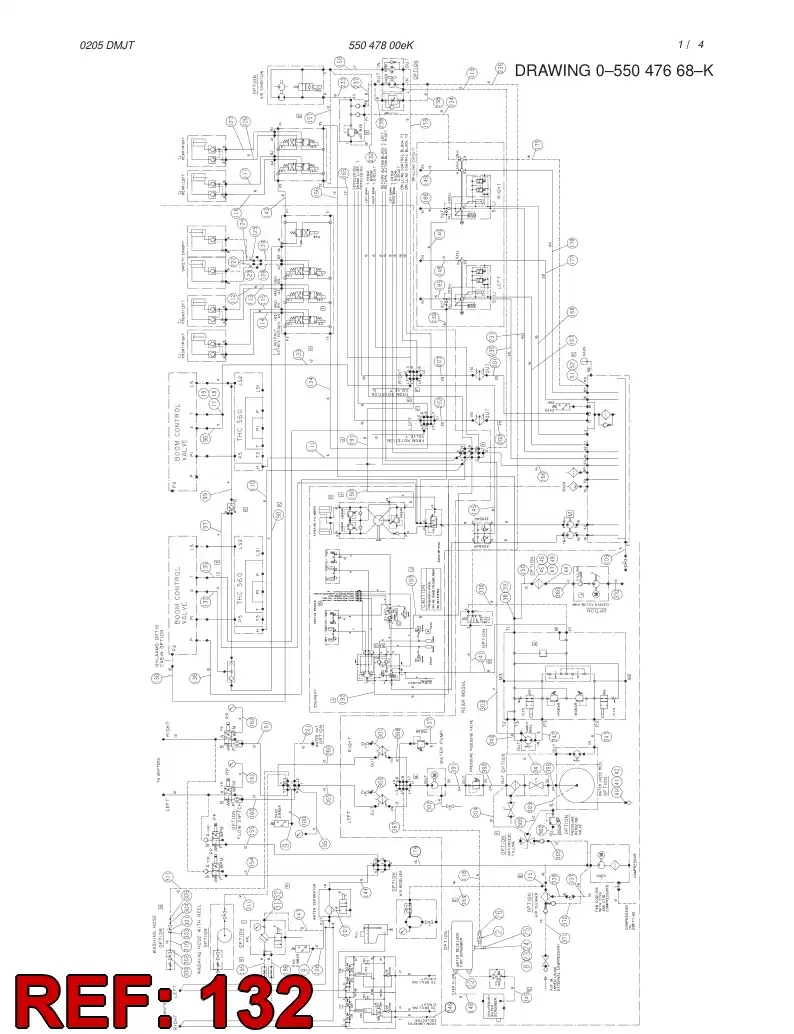 59112209 591 122 09 HYDRAULIC HOSE ASSEMBLY - Sandvik Technical Drawing