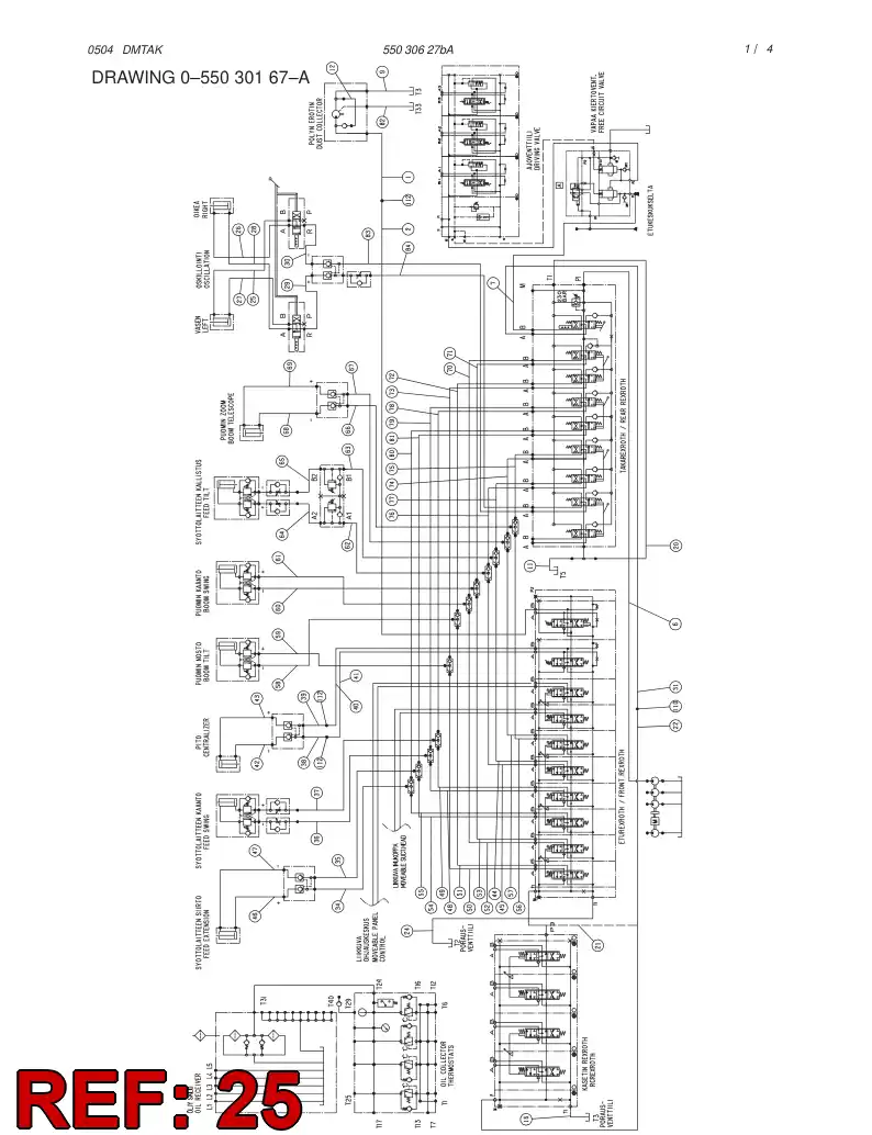 59112619 591 126 19 HYDRAULIC HOSE ASSEMBLY - Sandvik Technical Drawing