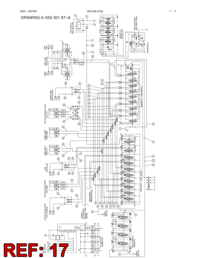59113069 591 130 69 HYDRAULIC HOSE ASSEMBLY - Sandvik Technical Drawing