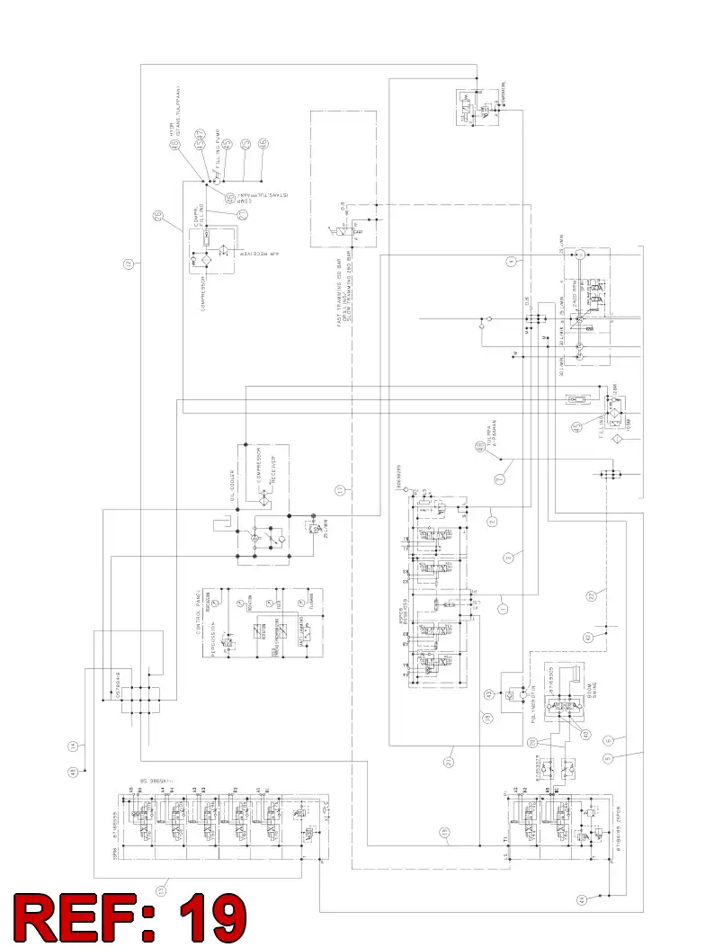 59113349 591 133 49 HYDRAULIC HOSE ASSEMBLY - Sandvik Technical Drawing