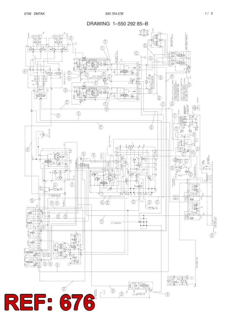 59113629 591 136 29 HYDRAULIC HOSE ASSEMBLY - Sandvik Technical Drawing