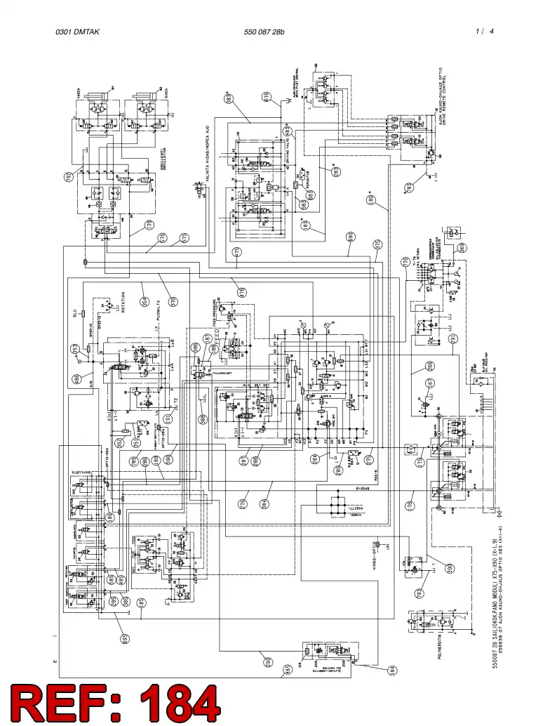 59114919 591 149 19 HYDRAULIC HOSE ASSEMBLY - Sandvik Technical Drawing