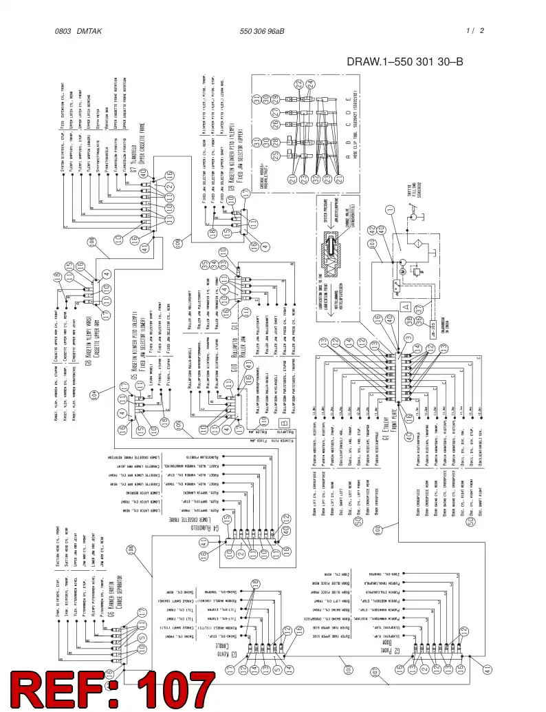 59119309 591 193 09 HYDRAULIC HOSE ASSEMBLY - Sandvik Technical Drawing