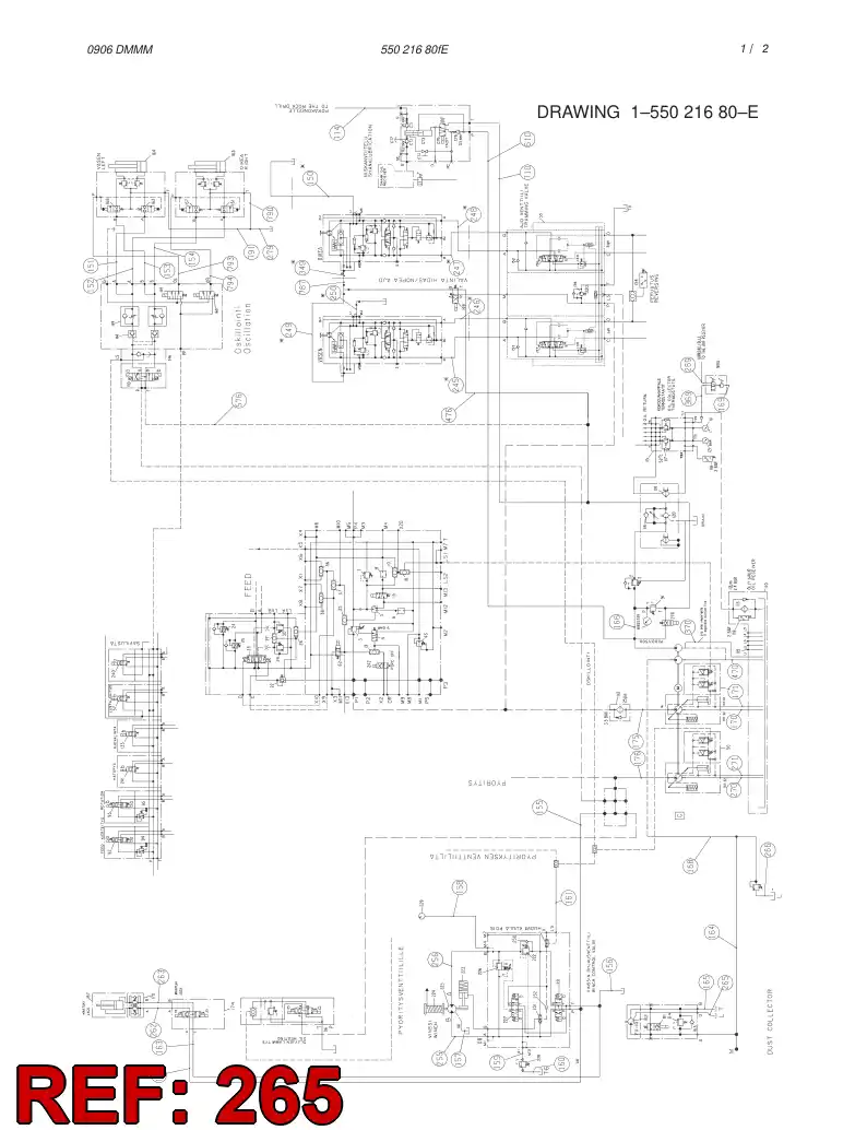 59119839 591 198 39 HYDRAULIC HOSE ASSEMBLY - Sandvik Technical Drawing