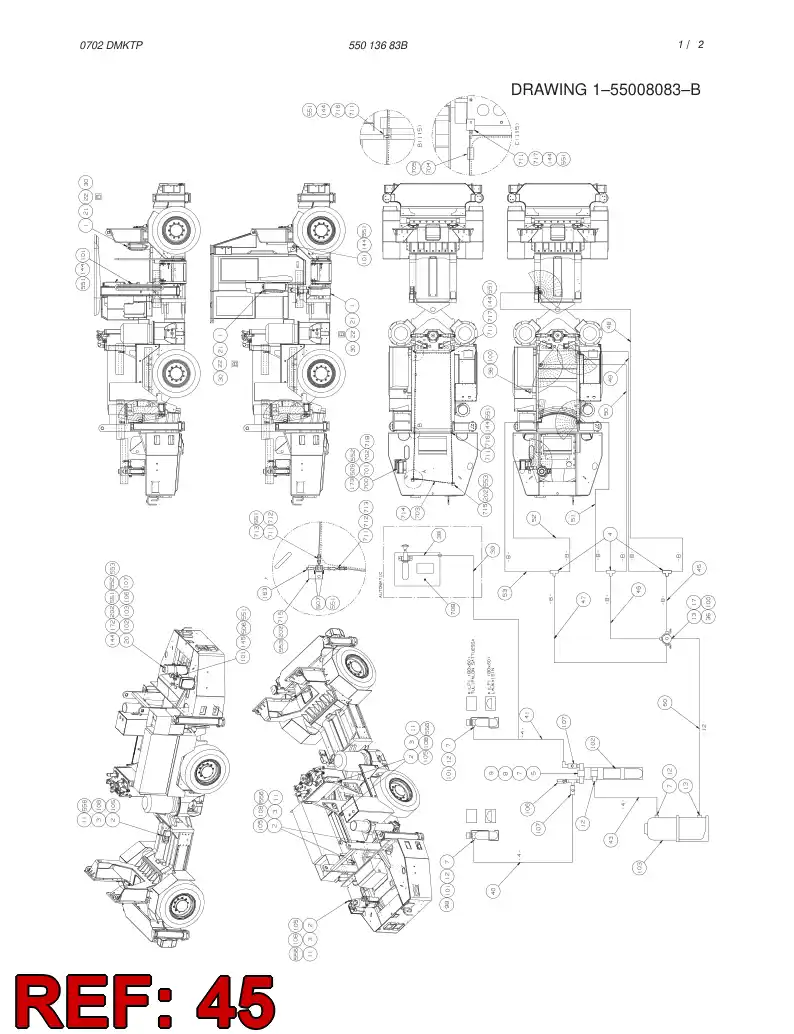 59121919 591 219 19 HOSE ASSY - Sandvik Technical Drawing