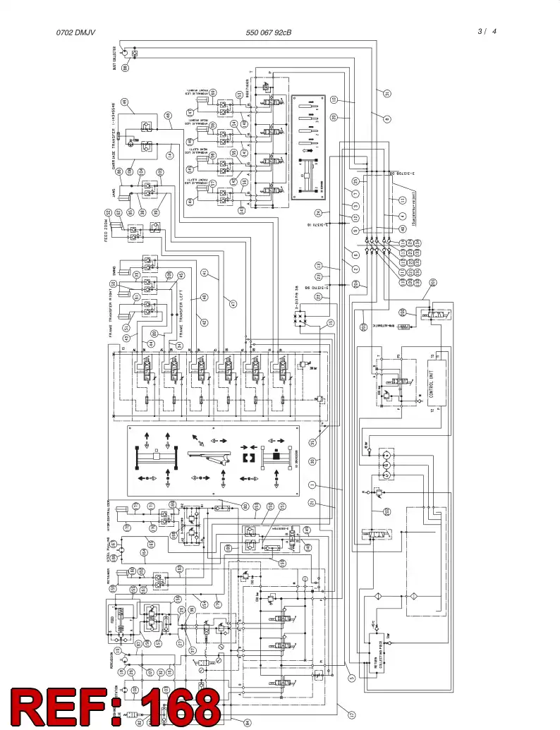 59122809 591 228 09 HYDRAULIC HOSE ASSEMBLY - Sandvik Technical Drawing