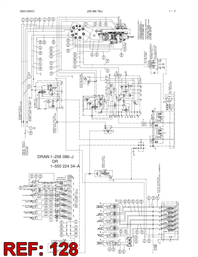 59129209 591 292 09 HOSE ASSY - Sandvik Technical Drawing