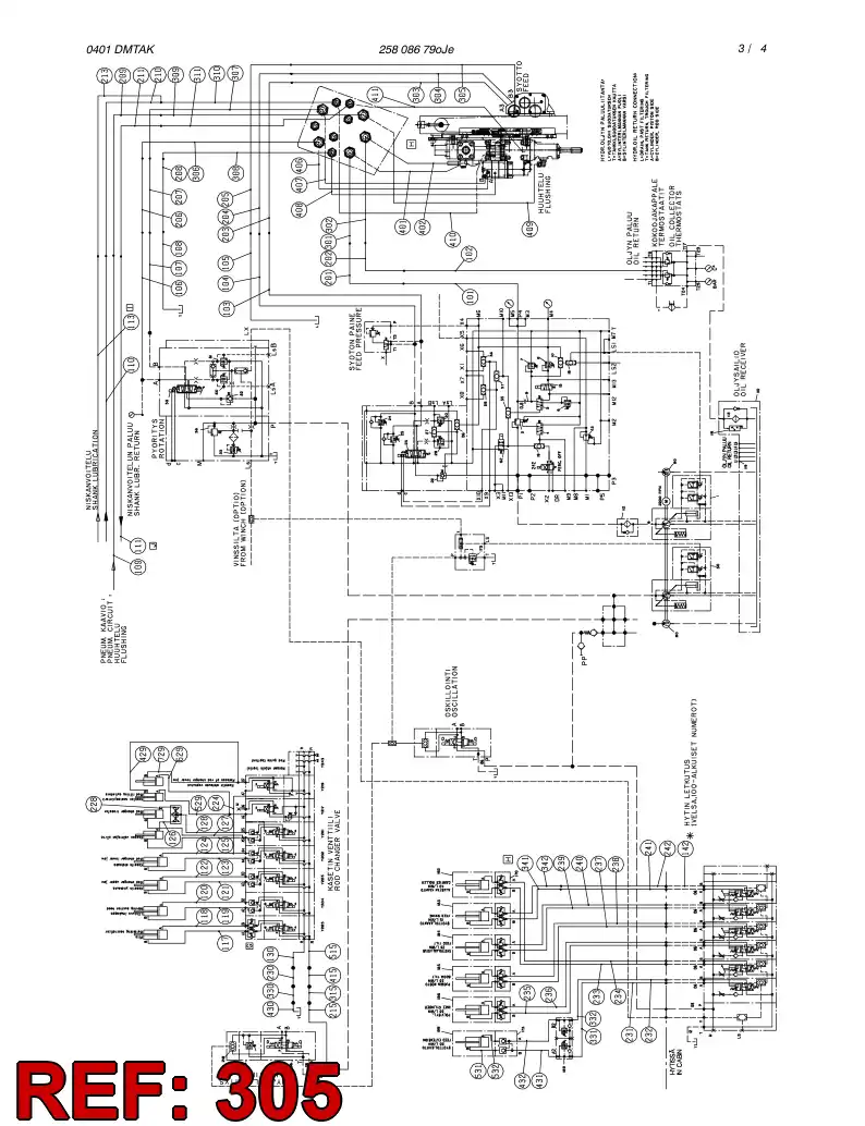 59129459 591 294 59 HOSE ASSY - Sandvik Technical Drawing