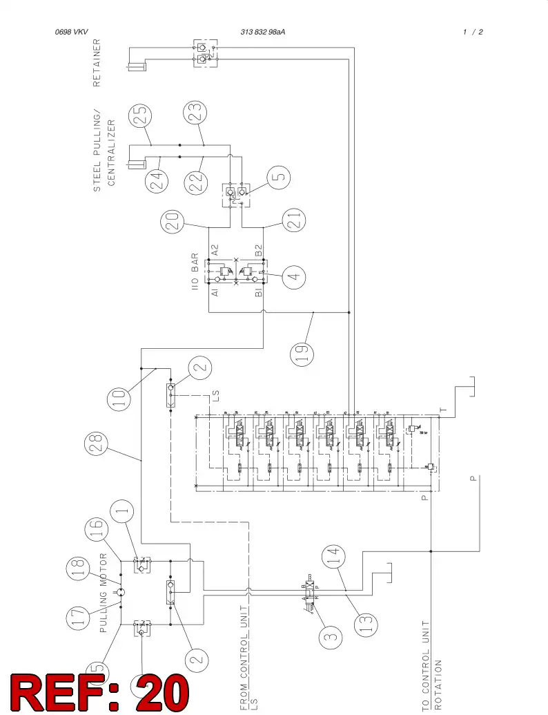 59130099 591 300 99 HOSE ASSY - Sandvik Technical Drawing