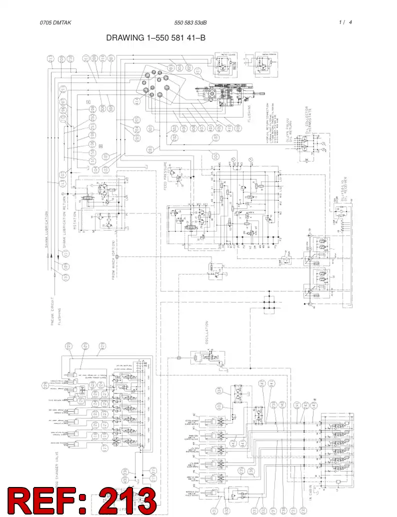59141979 591 419 79 HYDRAULIC HOSE ASSEMBLY - Sandvik Technical Drawing