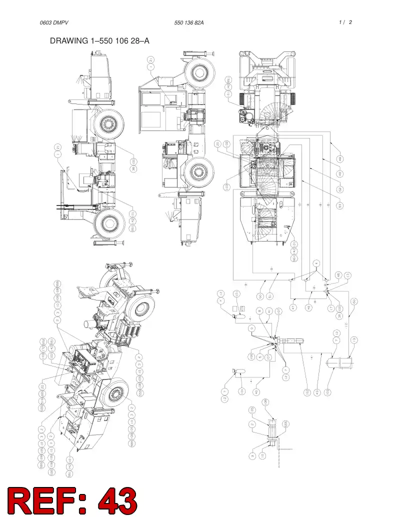 59147779 591 477 79 HOSE ASSY - Sandvik Technical Drawing