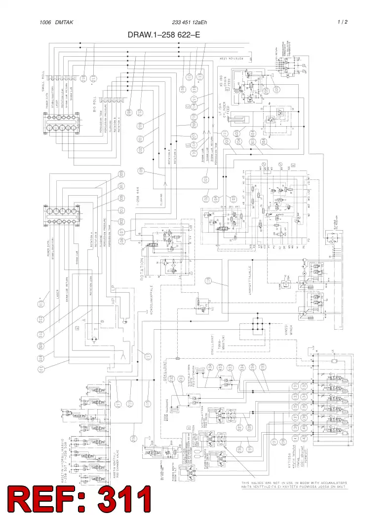 59150999 591 509 99 HYDRAULIC HOSE ASSEMBLY - Sandvik Technical Drawing