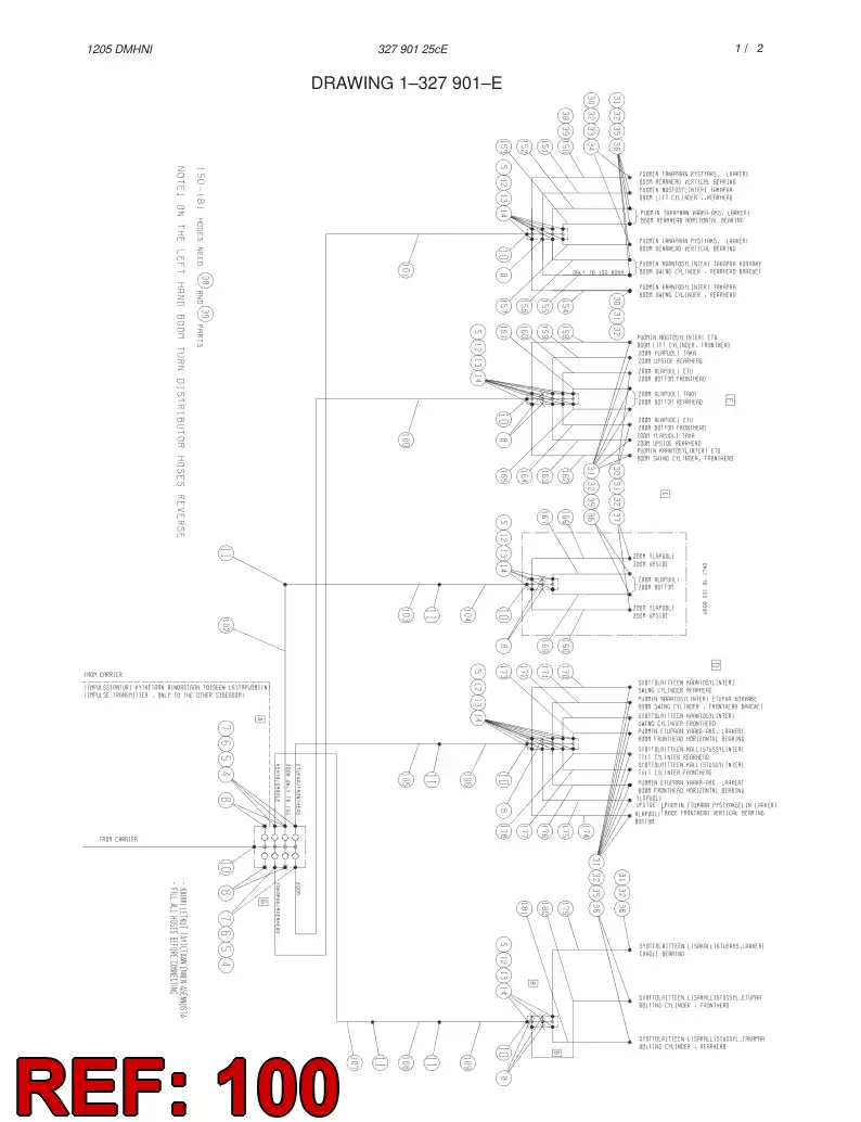 59155529 591 555 29 HOSE ASSY - Sandvik Technical Drawing