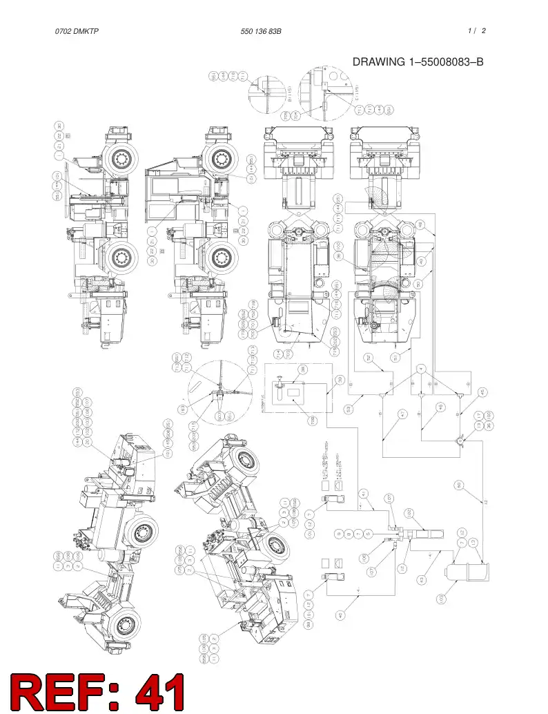 59165429 591 654 29 HOSE ASSY - Sandvik Technical Drawing