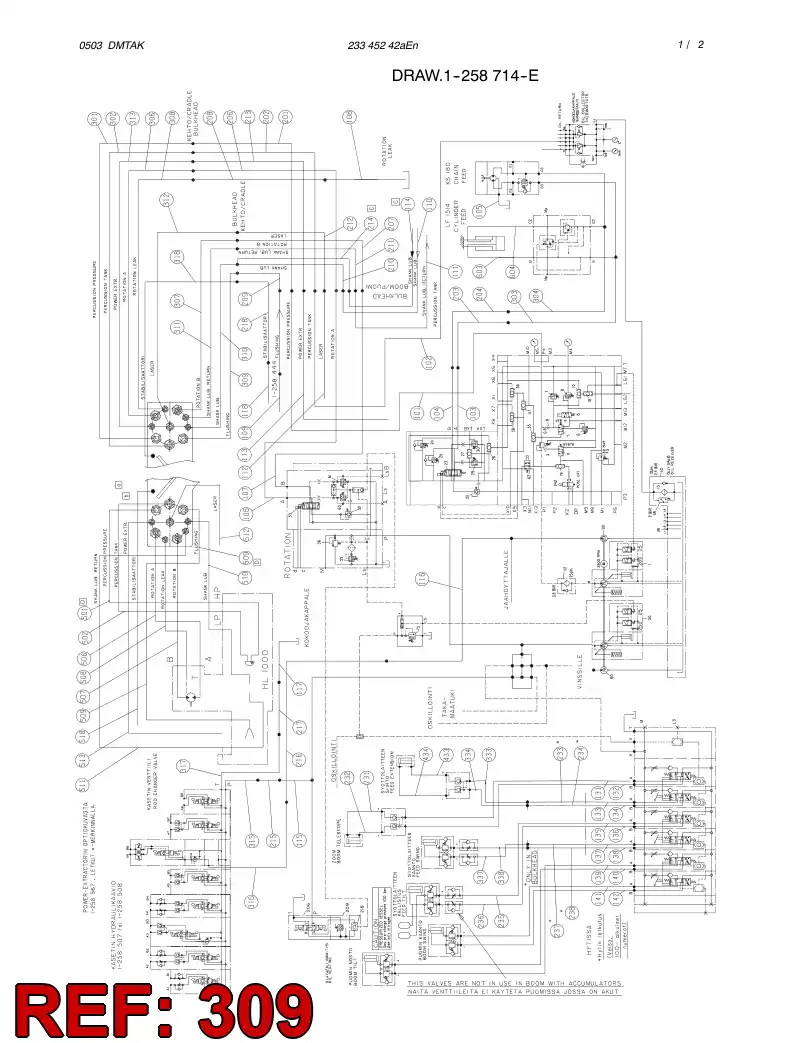 59170949 591 709 49 HOSE ASSY - Sandvik Technical Drawing