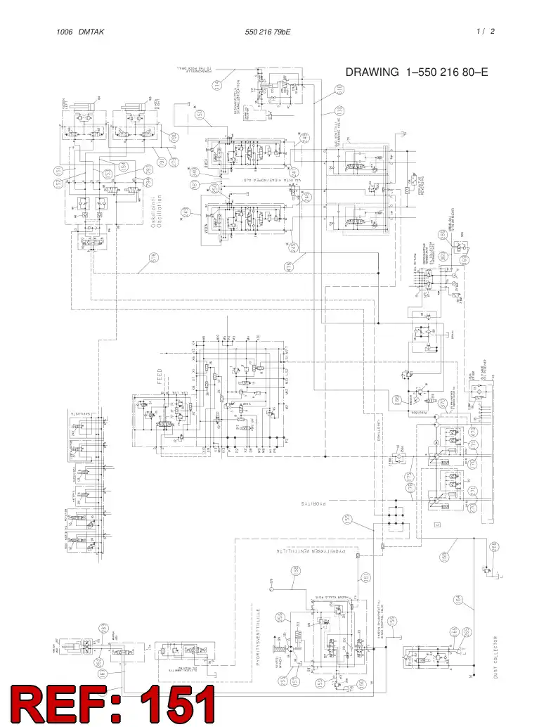 59178764 591 787 64 HYDR.HOSE ASSEMBLY - Sandvik Technical Drawing