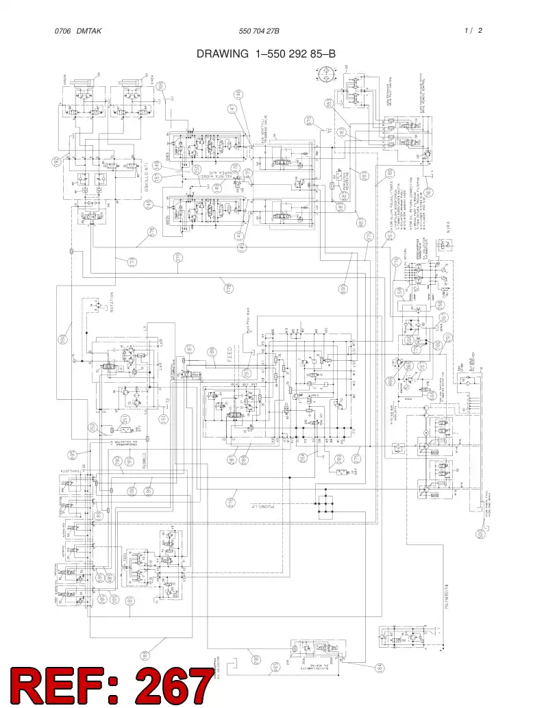 59179089 591 790 89 HYDRAULIC HOSE ASSEMBLY - Sandvik Technical Drawing
