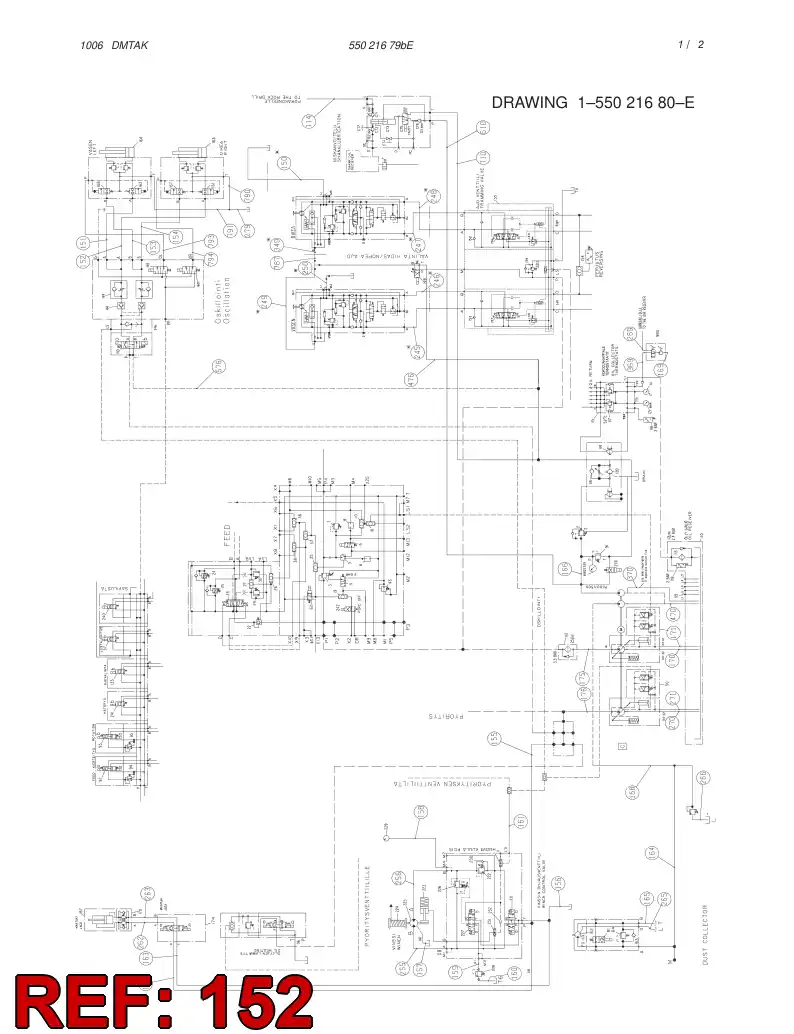 59180129 591 801 29 HYDR.HOSE ASSEMBLY - Sandvik Technical Drawing