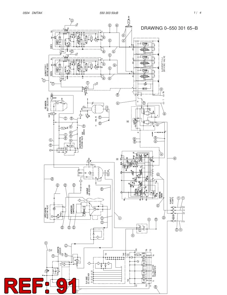 59180870 591 808 70 HOSE ASSY - Sandvik Technical Drawing