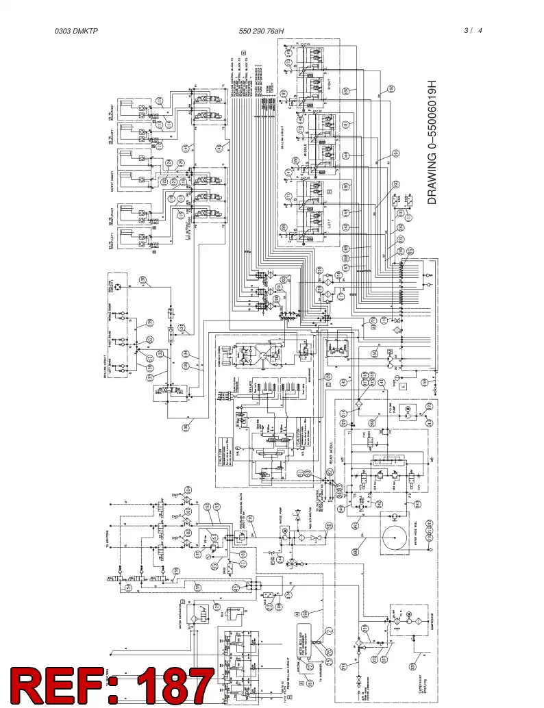 59181312 591 813 12 HYDR.HOSE ASSEMBLY - Sandvik Technical Drawing