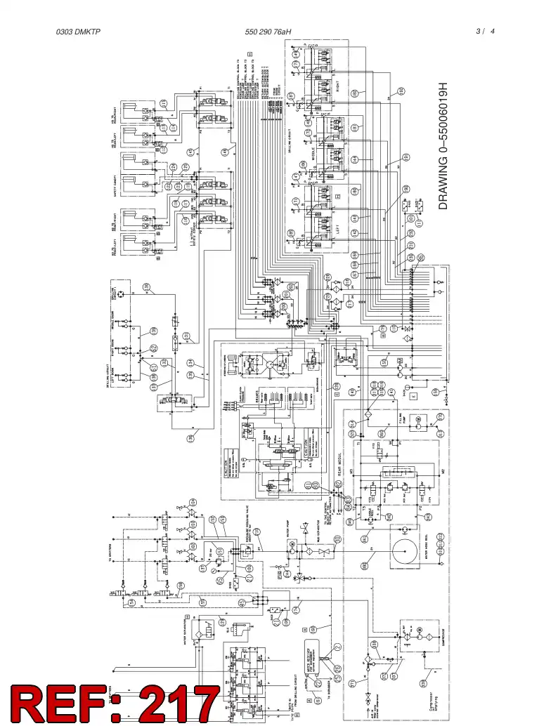 59181351 591 813 51 HYDR.HOSE ASSY - Sandvik Technical Drawing