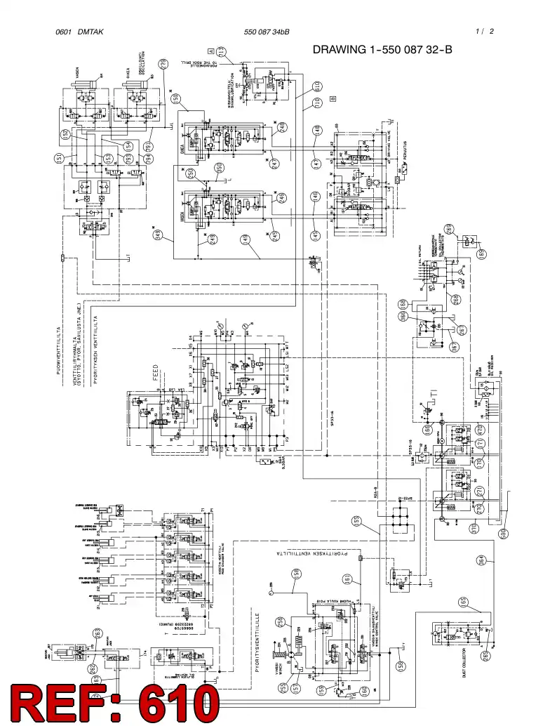 59181663 591 816 63 HOSE ASSY - Sandvik Technical Drawing