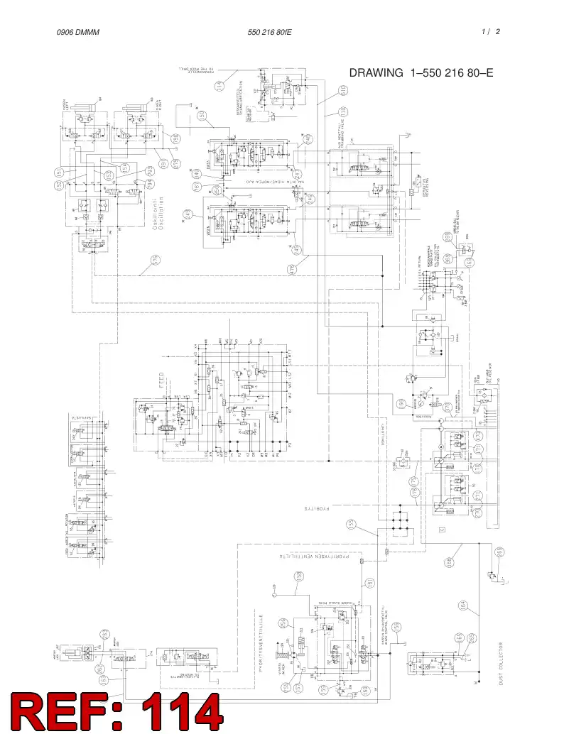 59181741 591 817 41 HYDRAULIC HOSE ASSEMBLY - Sandvik Technical Drawing
