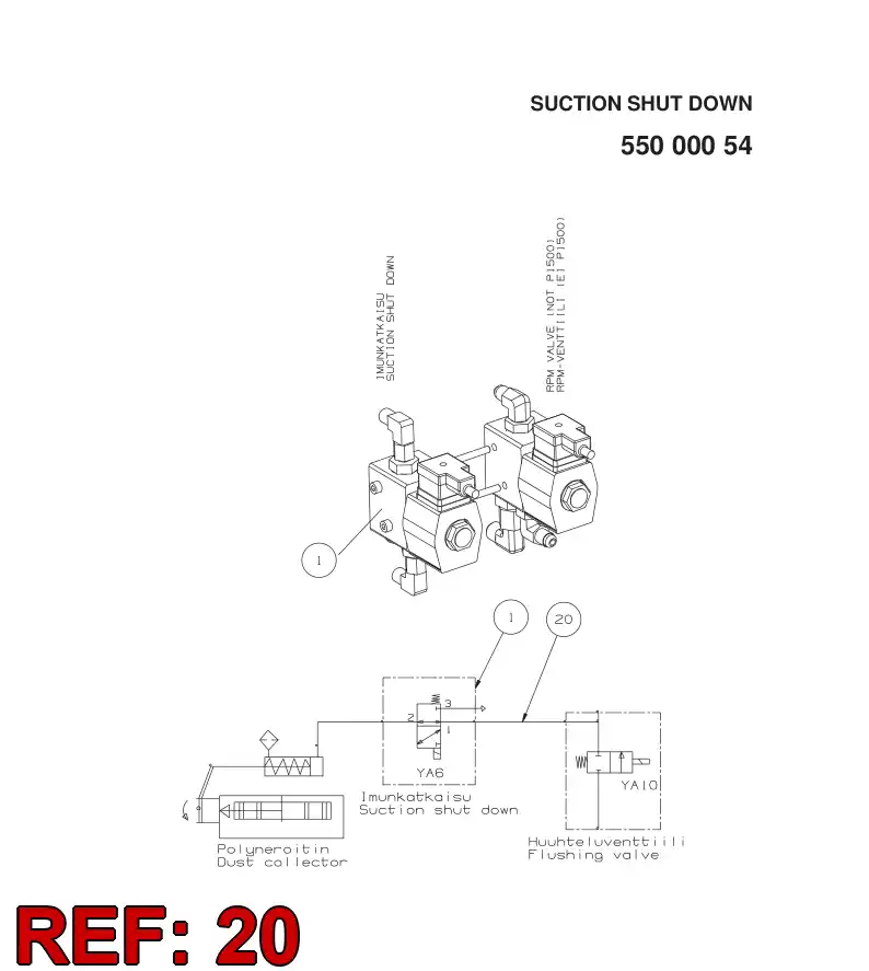 59181780 591 817 80 HOSE ASSY - Sandvik Technical Drawing