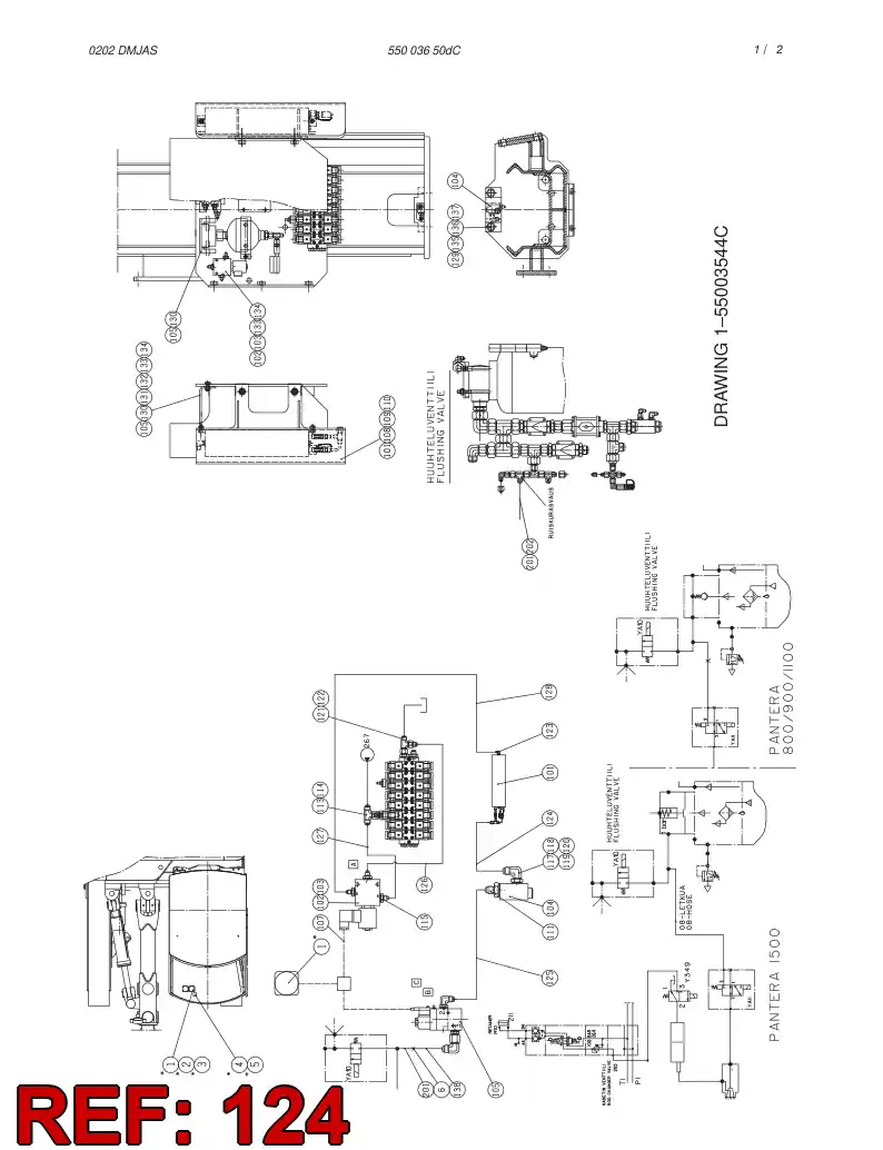 59181871 591 818 71 HOSE ASSY - Sandvik Technical Drawing