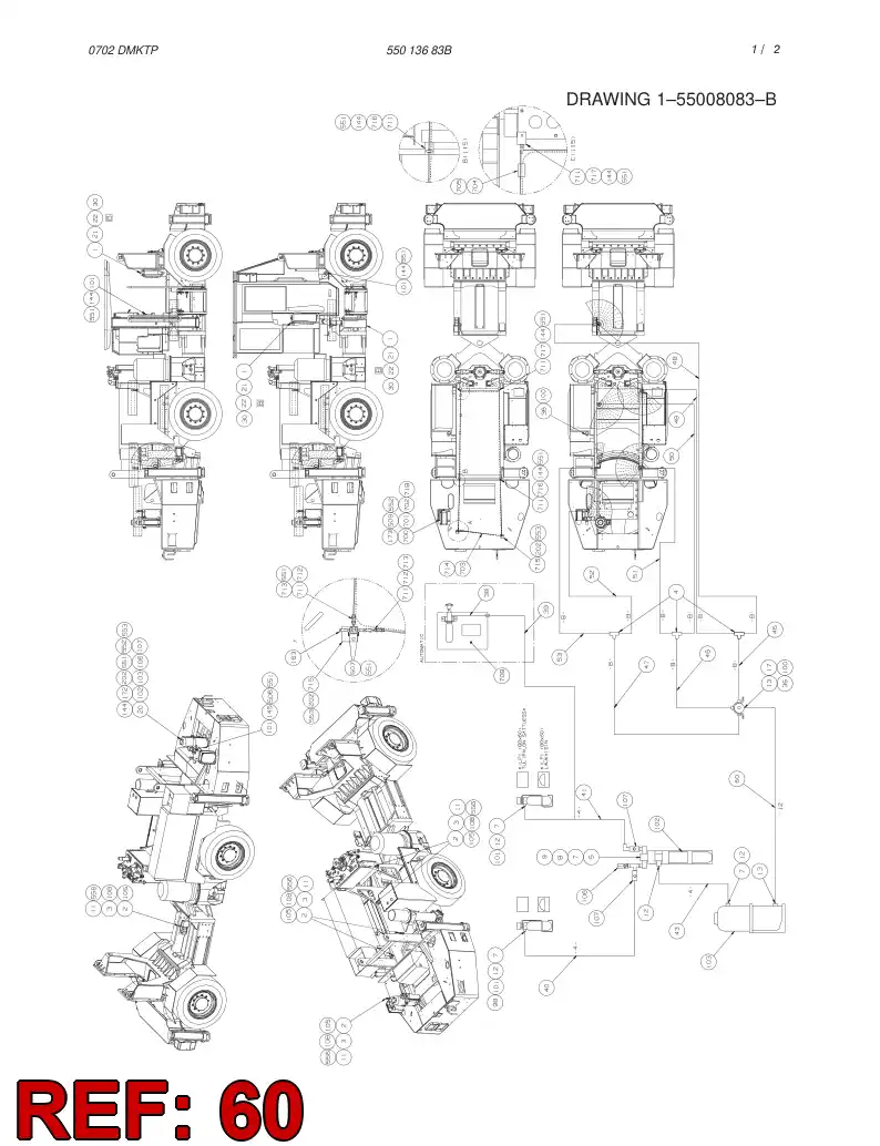 59181884 591 818 84 HOSE ASSY - Sandvik Technical Drawing